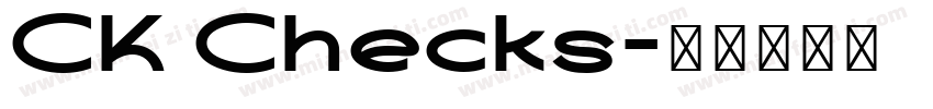 CK Checks字体转换